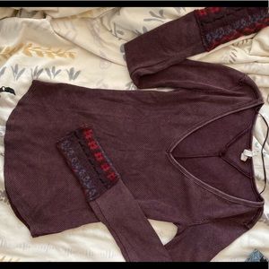 We The Free boho long sleeve shirt